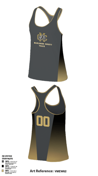 Women's Track Singlet, Marlboro County High School Track, Track & Field, Teamtime, Team time, sublimation, custom sports apparel, team uniforms, spirit wear, spiritwear, sports uniforms, custom shirts, team store, custom team store, fundraiser sports, apparel fundraiser