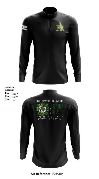 Kirkpatrick Farms Loudoun CO 7403999 Quarter Zip Jacket - 2