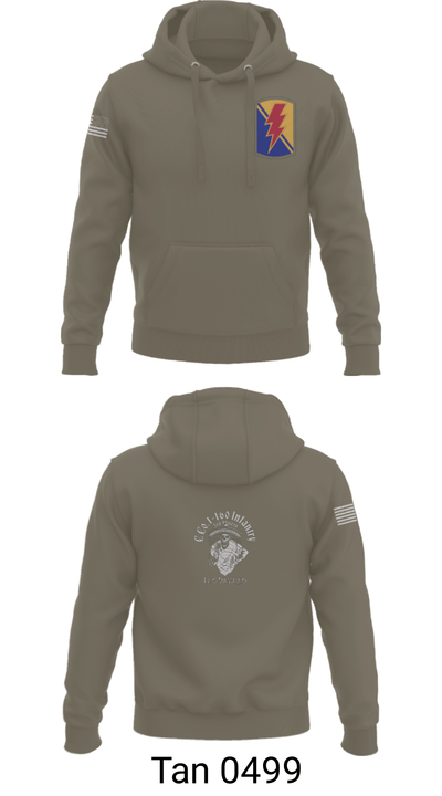 C Co. 1-160 Infantry 40456351 Hoodie - 47