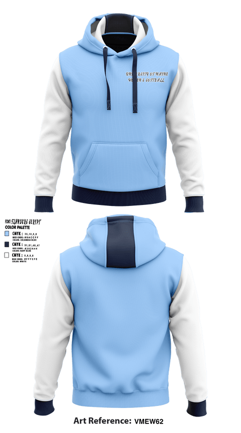 Hoodie, University of Maine Softball, Softball, Teamtime, Team time, sublimation, custom sports apparel, team uniforms, spirit wear, spiritwear, sports uniforms, custom shirts, team store, custom team store, fundraiser sports, apparel fundraiser