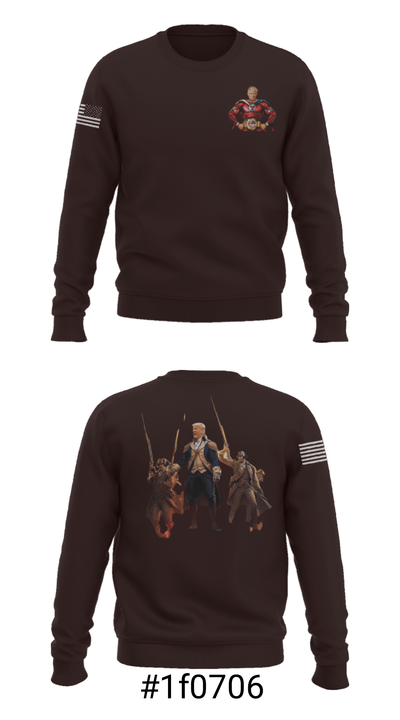 6th BEB Elk Forward  Support Company 17164006 Crew Neck Sweatshirt - 7