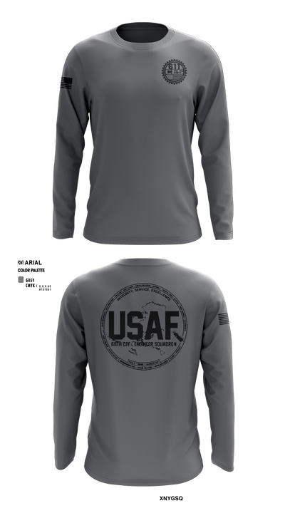 611 CES 65338274 Long Sleeve Performance Shirt - 2