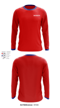 Patriots 73310609 Long Sleeve Performance Shirt - 1