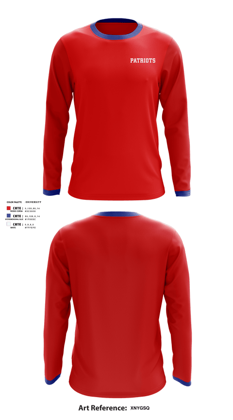 Long Sleeve Performance Shirt, Patriots, Baseball, Teamtime, Team time, sublimation, custom sports apparel, team uniforms, spirit wear, spiritwear, sports uniforms, custom shirts, team store, custom team store, fundraiser sports, apparel fundraiser