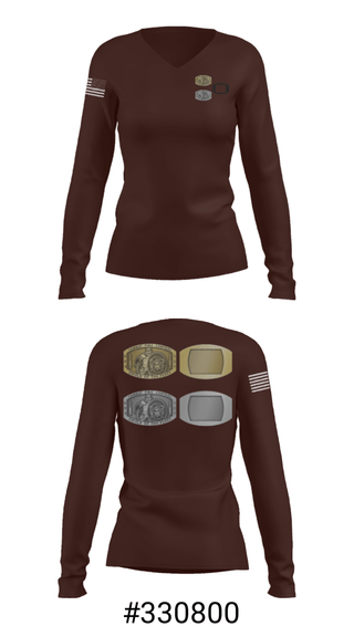 Women's Long Sleeve Vneck Shirt, , Navy, Teamtime, Team time, sublimation, custom sports apparel, team uniforms, spirit wear, spiritwear, sports uniforms, custom shirts, team store, custom team store, fundraiser sports, apparel fundraiser