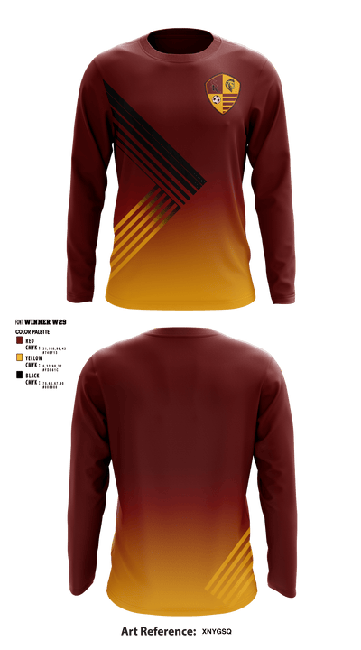 Shadow Ridge High School Soccer 91424310 Long Sleeve Performance Shirt - 1