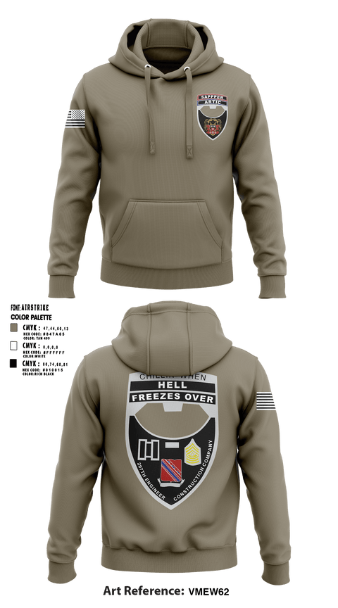 Hoodie, , Army, Teamtime, Team time, sublimation, custom sports apparel, team uniforms, spirit wear, spiritwear, sports uniforms, custom shirts, team store, custom team store, fundraiser sports, apparel fundraiser