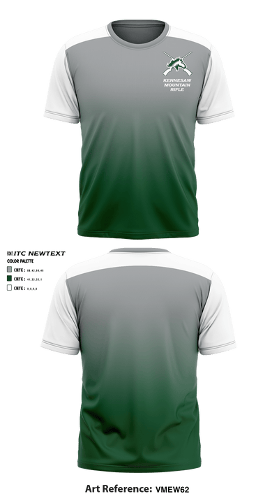 Kennesaw Mountain High School Rifle 35351199 Short Sleeve Performance Shirt - 3