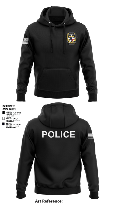 Jacksboro Police Department 19640406 Hoodie - 3