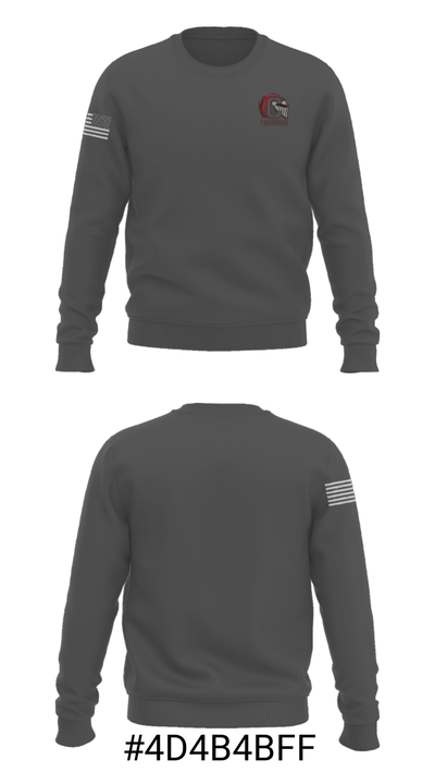 Curtis Baptist High School Soccer 45048321 Crew Neck Sweatshirt - 12