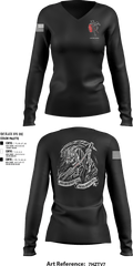 112th CRD112th CRD, 1SFG(A) 89961624 Women's Long Sleeve V-neck Shirt - 1