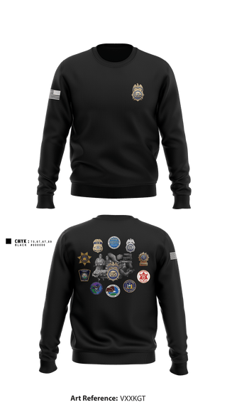 Crew Neck Sweatshirt, Carnage Co 2-108IN, National Guard, Teamtime, Team time, sublimation, custom sports apparel, team uniforms, spirit wear, spiritwear, sports uniforms, custom shirts, team store, custom team store, fundraiser sports, apparel fundraiser