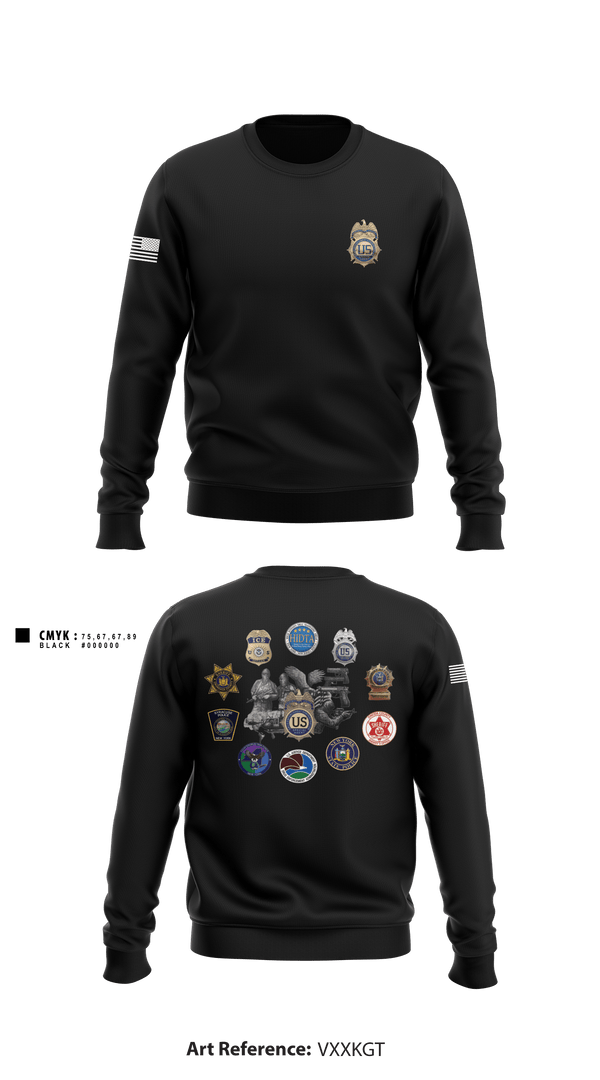 Crew Neck Sweatshirt, Carnage Co 2-108IN, National Guard, Teamtime, Team time, sublimation, custom sports apparel, team uniforms, spirit wear, spiritwear, sports uniforms, custom shirts, team store, custom team store, fundraiser sports, apparel fundraiser