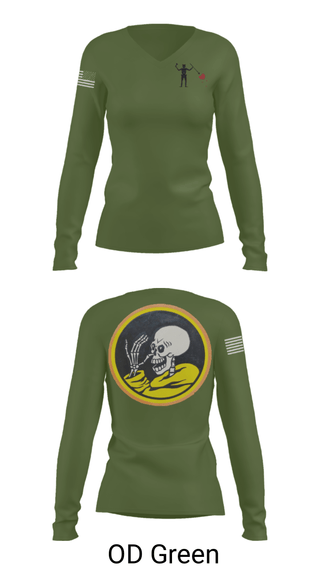 Women's Long Sleeve Vneck Shirt, , Army, Teamtime, Team time, sublimation, custom sports apparel, team uniforms, spirit wear, spiritwear, sports uniforms, custom shirts, team store, custom team store, fundraiser sports, apparel fundraiser