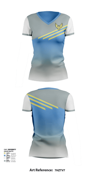 Women's Short Sleeve Vneck Shirt, Florida Prep Cross Country, Cross Country, Teamtime, Team time, sublimation, custom sports apparel, team uniforms, spirit wear, spiritwear, sports uniforms, custom shirts, team store, custom team store, fundraiser sports, apparel fundraiser