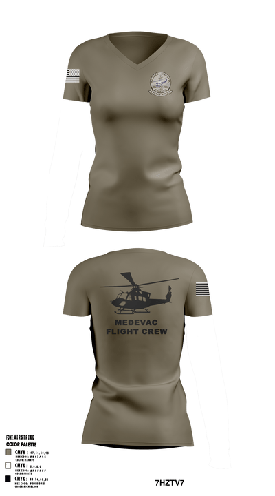 MCAGCC MAGTFTC 80671723 Women's Short Sleeve V-neck Shirt - 2