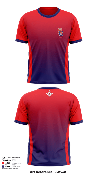 Sandy Creek High School Dance 23813305 Short Sleeve Performance Shirt - 1