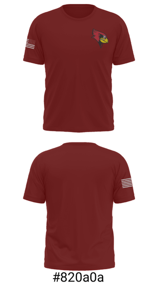 Short Sleeve Performance Shirt, Redbirds Soccer, Men's Soccer, Teamtime, Team time, sublimation, custom sports apparel, team uniforms, spirit wear, spiritwear, sports uniforms, custom shirts, team store, custom team store, fundraiser sports, apparel fundraiser