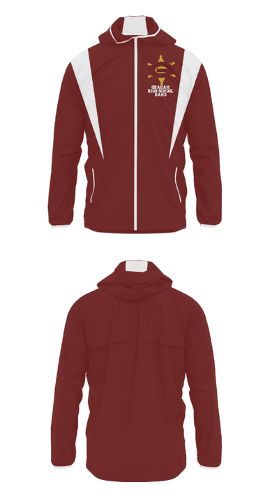 Graham High School Band 7992053 Windbreaker - 10