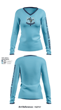 Pinnacle Classical Academy 30348802 Women's Long Sleeve V-neck Shirt - 2