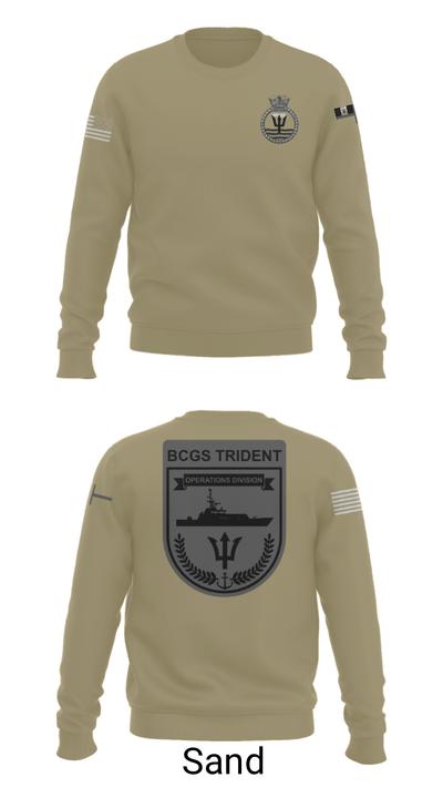 BCGS TRIDENT 3686693 Crew Neck Sweatshirt - 18