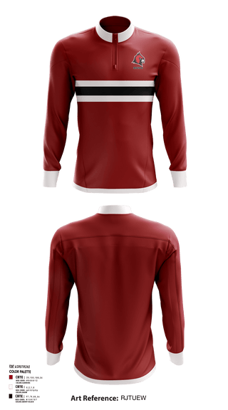 Quarter Zip Jacket, Concordia University Ann Arbor golf, Golf, Teamtime, Team time, sublimation, custom sports apparel, team uniforms, spirit wear, spiritwear, sports uniforms, custom shirts, team store, custom team store, fundraiser sports, apparel fundraiser