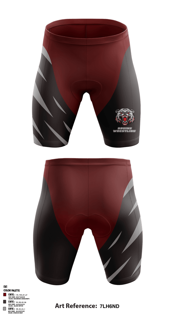 Men's Compression Shorts, BRUINS, Wrestling, Teamtime, Team time, sublimation, custom sports apparel, team uniforms, spirit wear, spiritwear, sports uniforms, custom shirts, team store, custom team store, fundraiser sports, apparel fundraiser