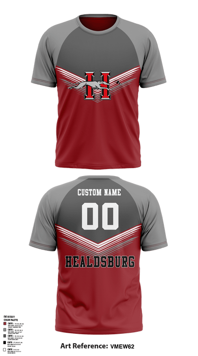 Greyhounds Badminton 55285916 Short Sleeve Performance Shirt - 37