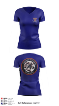 University of Virginia NROTC 91641380 Women's Short Sleeve V-neck Shirt - 3