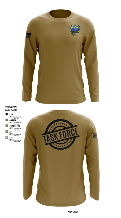 Crime Reduction Task Force 47911352 Long Sleeve Performance Shirt - 3