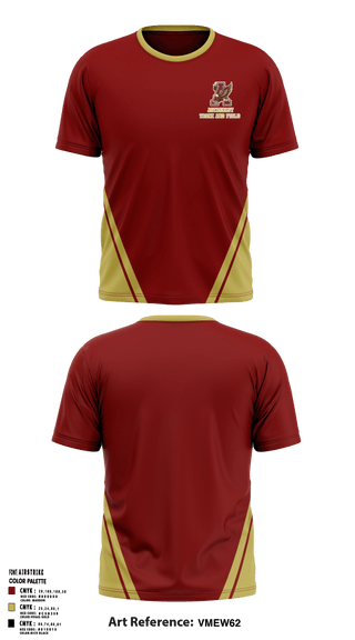 Short Sleeve Performance Shirt, Astronaut High School Track, Track & Field, Teamtime, Team time, sublimation, custom sports apparel, team uniforms, spirit wear, spiritwear, sports uniforms, custom shirts, team store, custom team store, fundraiser sports, apparel fundraiser