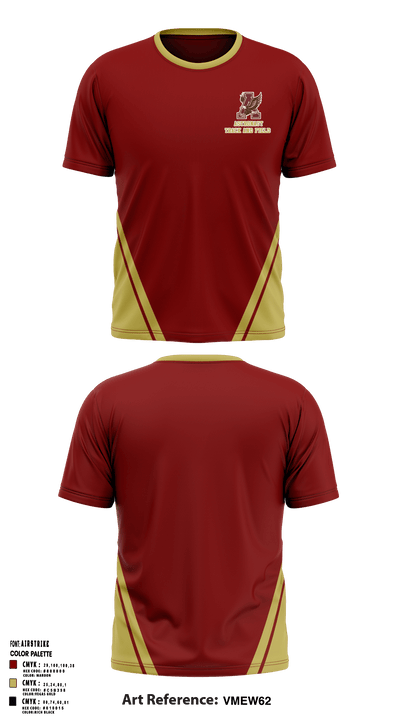 Astronaut High School Track 72735529 Short Sleeve Performance Shirt - 37