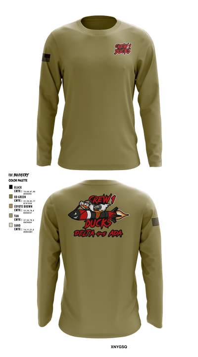 Delta 4-5 58559779 Long Sleeve Performance Shirt - 4