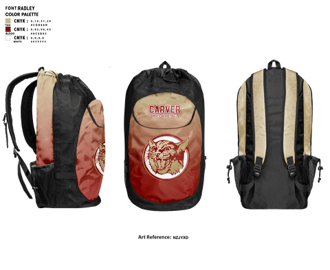 Gear Bag, Carver Middle School Basketball, Men's Basketball, Teamtime, Team time, sublimation, custom sports apparel, team uniforms, spirit wear, spiritwear, sports uniforms, custom shirts, team store, custom team store, fundraiser sports, apparel fundraiser
