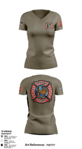 Engine Company 4 55189578 Women's Short Sleeve V-neck Shirt - 1