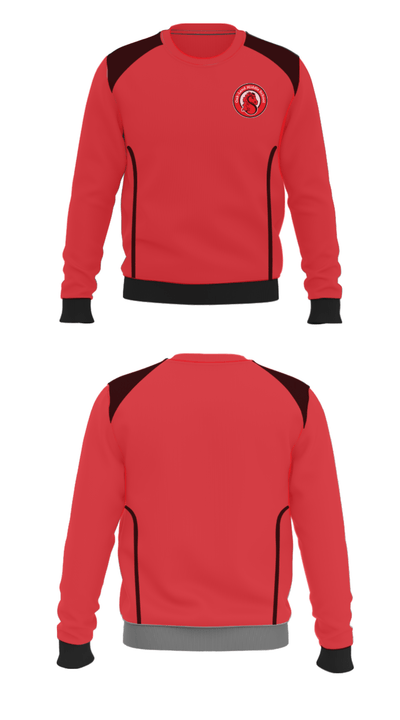 Oak-Land Middle School Cross Country 84378074 Crew Neck Sweatshirt - 6