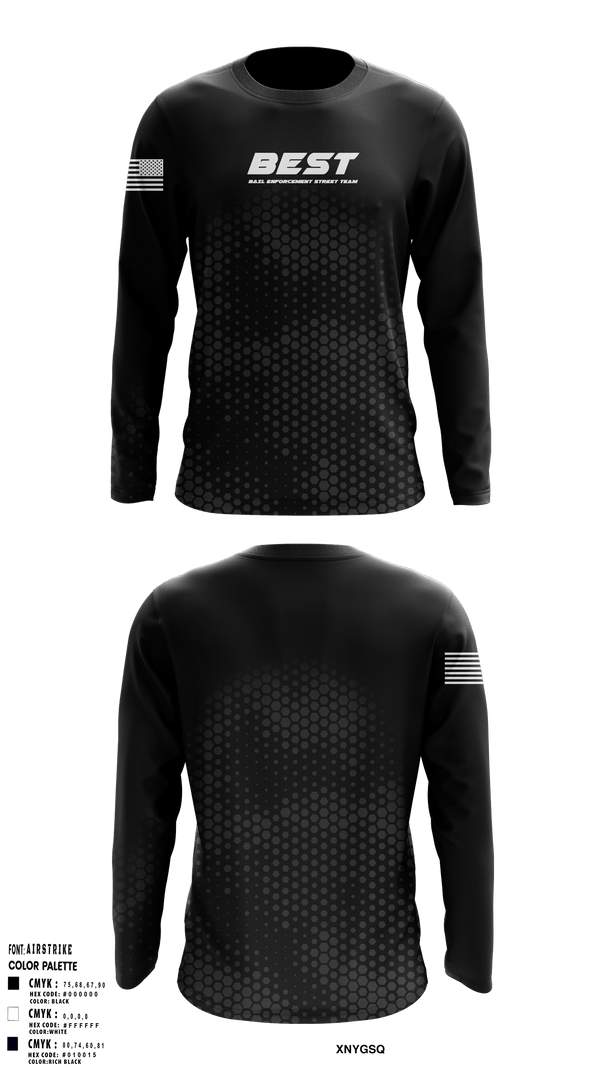 Long Sleeve Performance Shirt, BEST (bail enforcement street team) fugitive apprehension and security, , Teamtime, Team time, sublimation, custom sports apparel, team uniforms, spirit wear, spiritwear, sports uniforms, custom shirts, team store, custom team store, fundraiser sports, apparel fundraiser