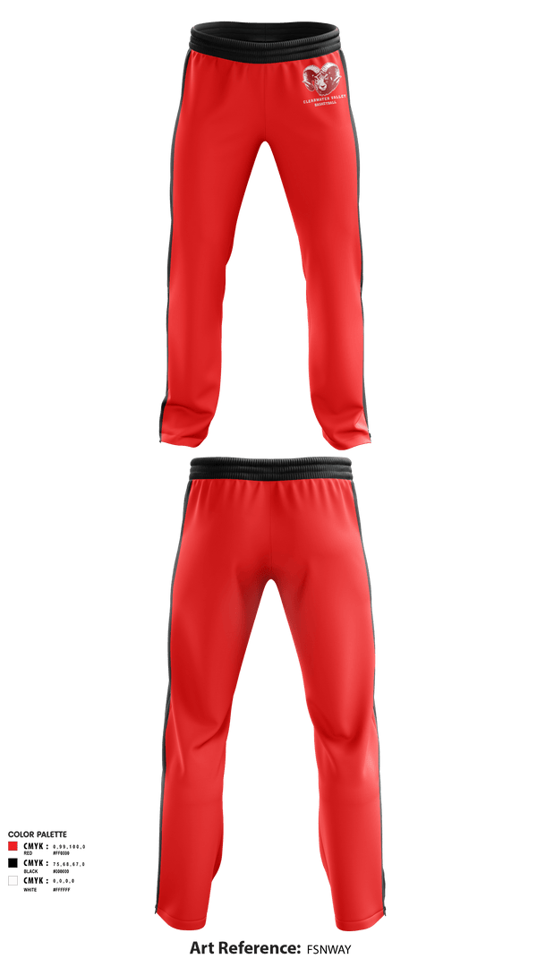 Sweatpants, Clearwater Valley High School Basketball, Men's Basketball, Teamtime, Team time, sublimation, custom sports apparel, team uniforms, spirit wear, spiritwear, sports uniforms, custom shirts, team store, custom team store, fundraiser sports, apparel fundraiser
