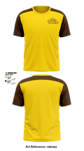 Zeeland East High School Cheer 15637489 Short Sleeve Performance Shirt - 1