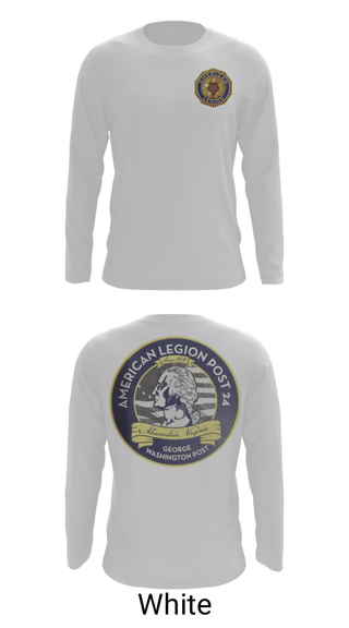 Long Sleeve Performance Shirt, American Legion Post 24, , Teamtime, Team time, sublimation, custom sports apparel, team uniforms, spirit wear, spiritwear, sports uniforms, custom shirts, team store, custom team store, fundraiser sports, apparel fundraiser