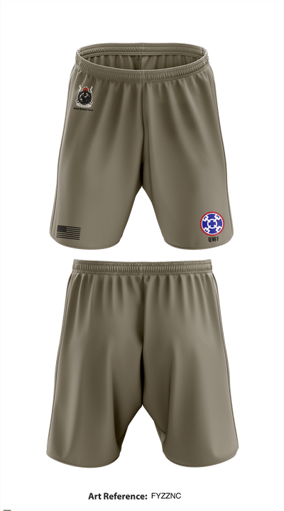 380th Quartermaster Company 2505510 Athletic Shorts With Pockets - 3