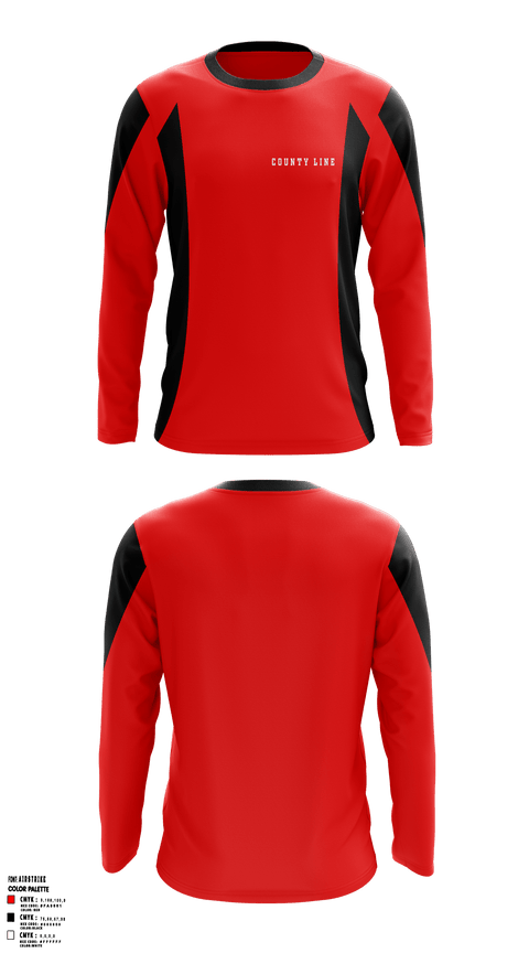 Long Sleeve Performance Shirt, County Line High School, Spirit Store, Teamtime, Team time, sublimation, custom sports apparel, team uniforms, spirit wear, spiritwear, sports uniforms, custom shirts, team store, custom team store, fundraiser sports, apparel fundraiser