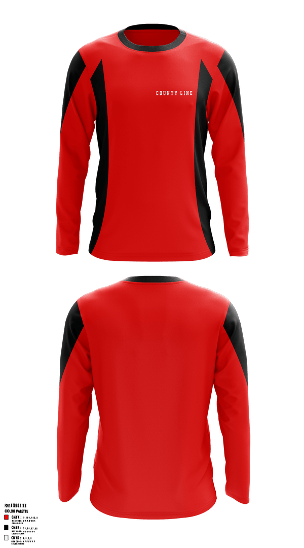 Long Sleeve Performance Shirt, County Line High School, Spirit Store, Teamtime, Team time, sublimation, custom sports apparel, team uniforms, spirit wear, spiritwear, sports uniforms, custom shirts, team store, custom team store, fundraiser sports, apparel fundraiser