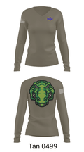 6RTB COMMO 71701887 Women's Long Sleeve V-neck Shirt - 41
