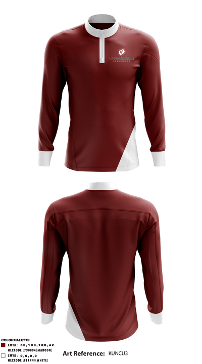 Loudonville Christian Middle School 37060870 Quarter Zip Jacket - 2