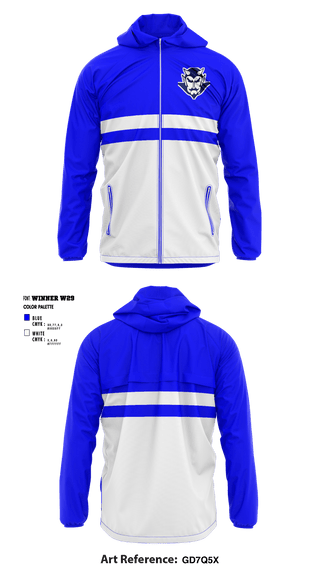Windbreaker, Walla Walla High School Cross Country, Cross Country, Teamtime, Team time, sublimation, custom sports apparel, team uniforms, spirit wear, spiritwear, sports uniforms, custom shirts, team store, custom team store, fundraiser sports, apparel fundraiser