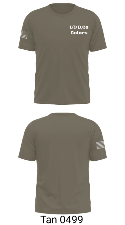 1/3 D.Co Colors 38248924 Short Sleeve Performance Shirt - 35