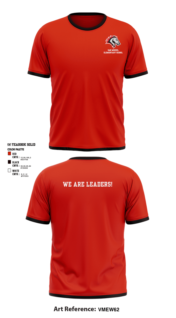 Short Sleeve Performance Shirt, San Miguel Elementary School, , Teamtime, Team time, sublimation, custom sports apparel, team uniforms, spirit wear, spiritwear, sports uniforms, custom shirts, team store, custom team store, fundraiser sports, apparel fundraiser