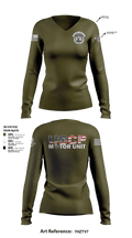 MOTOR UNIT 1828 8601121 Women's Long Sleeve V-neck Shirt - 5