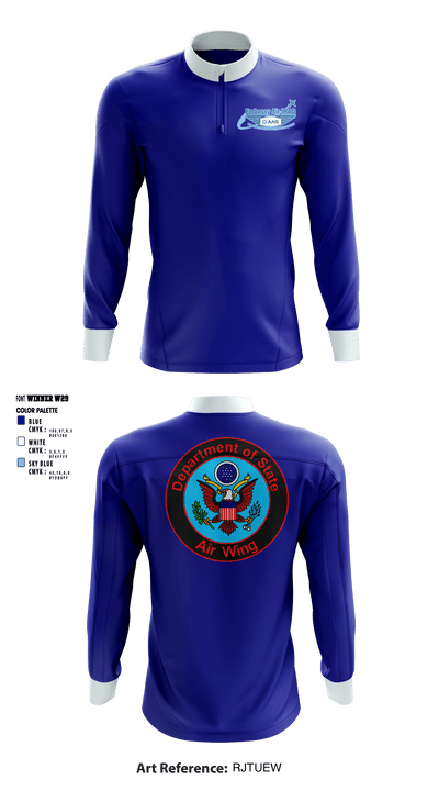 Embassy Air IRAQ 82919068 Quarter Zip Jacket - 1